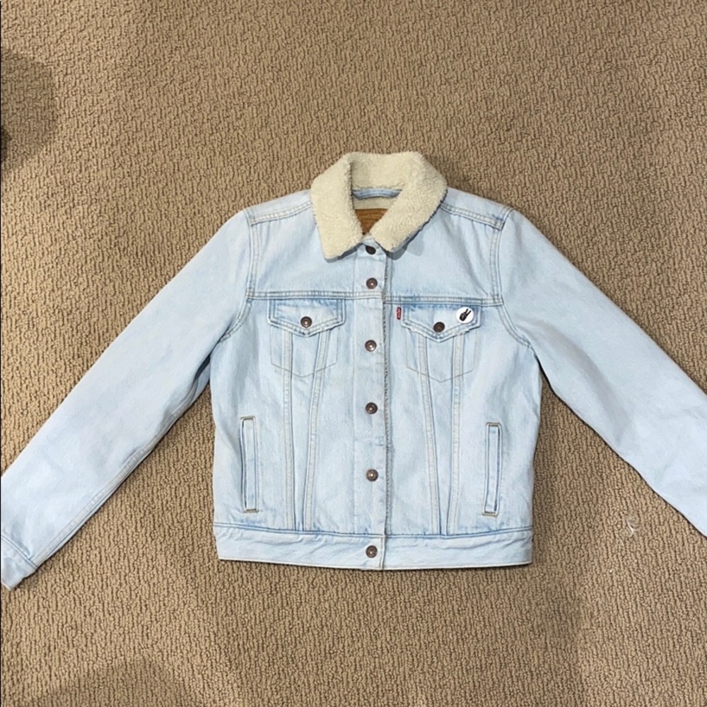 Levi’s Ex-Boyfriend Stretch Sherpa Trucker Jacket